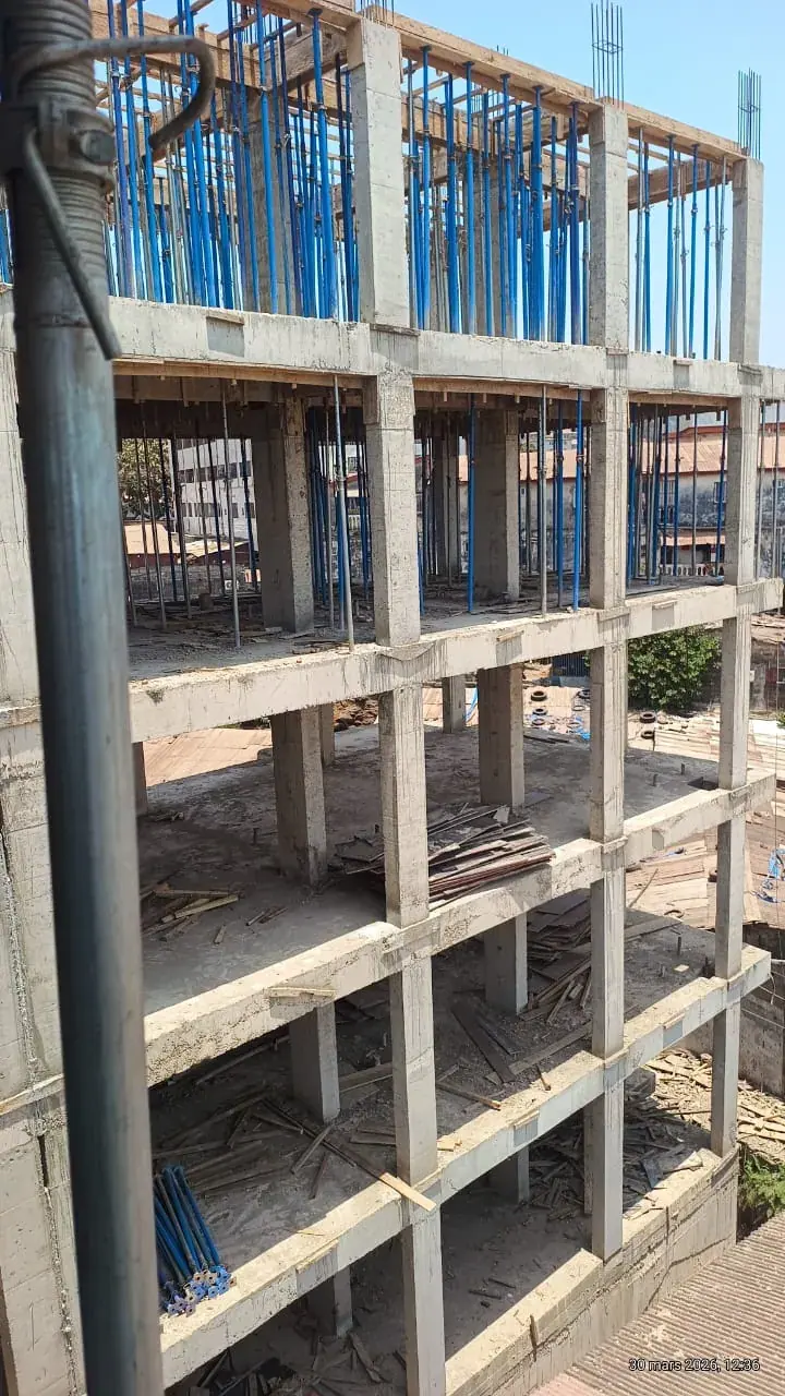 Concrete frame and formwork