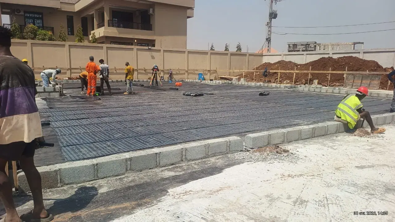 Slab formwork and preparation